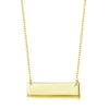 Gold Name Bar Personalised Necklace -Fashion Accessories Name bar personalised necklace gold
