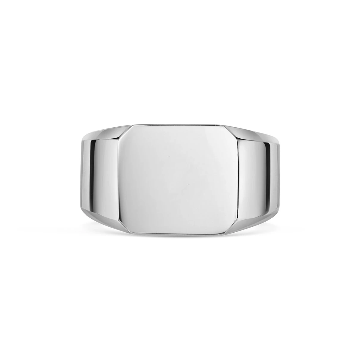 Octagonal Personalised Signet Ring – 925 Solid Silver 8 Octagonal Personalised Signet Ring – 925 Solid Silver - Image 6