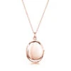 Rose Gold Oval Personalised Locket