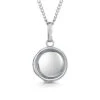 Stainless Steel Wax Seal Necklace -Fashion Accessories P5267 2