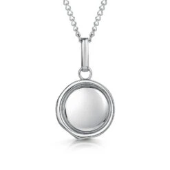 Stainless Steel Wax Seal Necklace