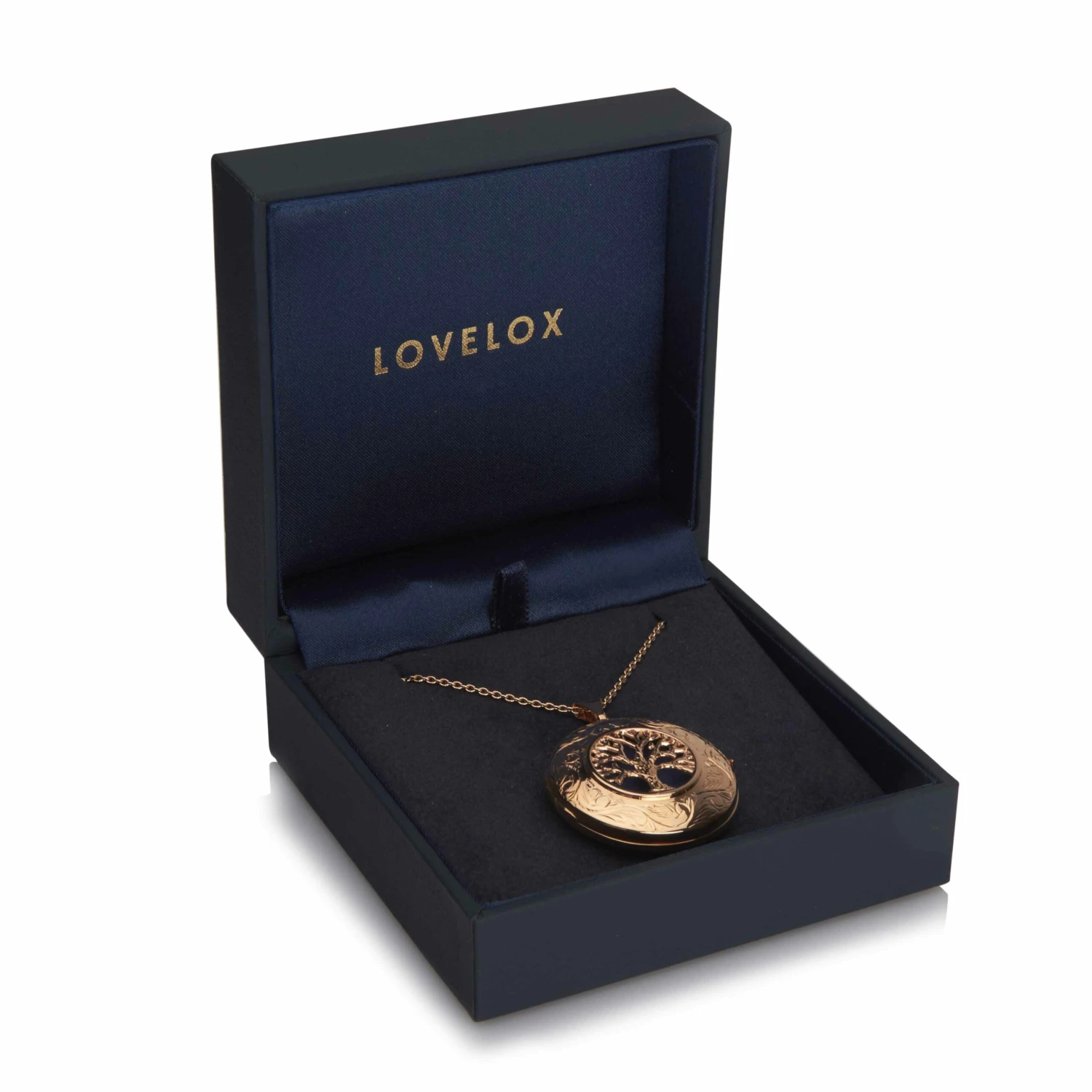 Large Tree Of Life Personalised Locket – Rose Gold 5 Large Tree Of Life Personalised Locket – Rose Gold - Image 3