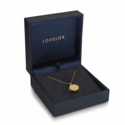 Gold Drum Personalised Locket -Fashion Accessories PLK 095 Gold mq scaled 1