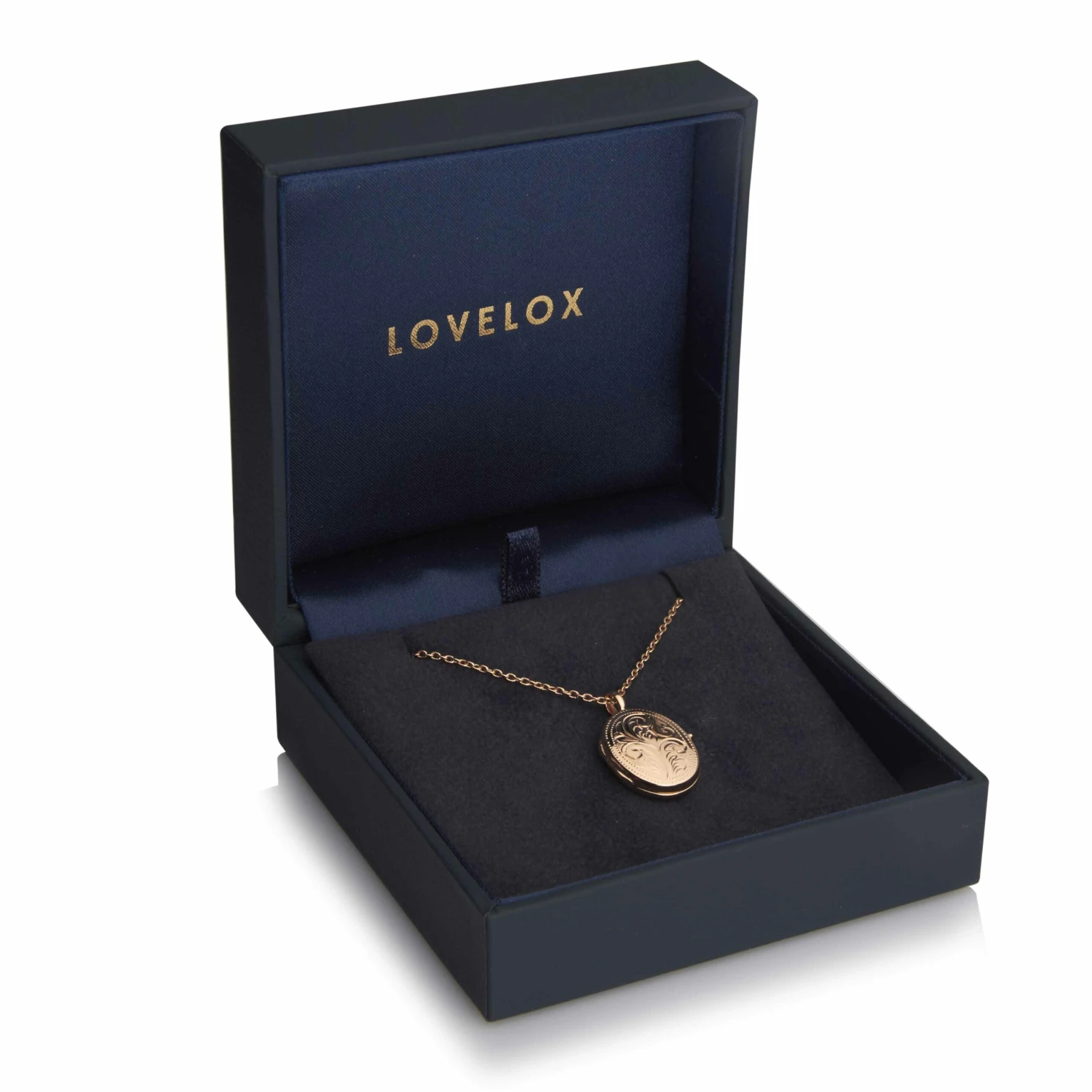 Little Oval Scroll Personalised Locket – Rose Gold 13 Little Oval Scroll Personalised Locket – Rose Gold - Image 11