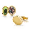 Personalised Locket Cufflinks – Gold -Fashion Accessories PMC5115 YGP 8