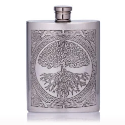 Celtic Tree Of Life Hip Flask