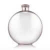 Round Pewter Personalised Hip Flask -Fashion Accessories Round Pewter Personalised Hip Flask