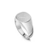 Classic Cushion Personalised Signet Ring – 925 Solid Silver