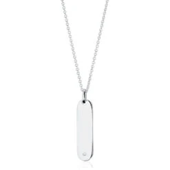 Pendant Follina Lungo Grande With White Zirconia