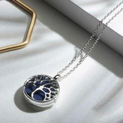 Tree Of Life Locket – Silver -Fashion Accessories SMALL tree of life silver scaled 1