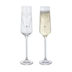 Dartington Romance Champagne Flutes – Set Of 2