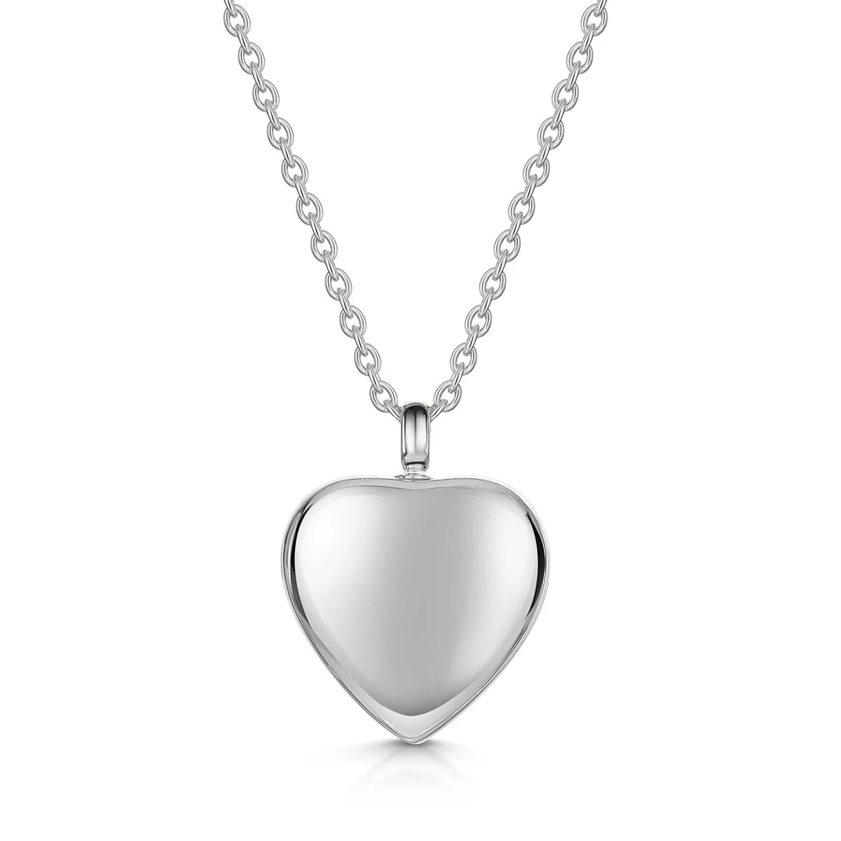 Scroll Heart Urn Ashes Necklace – Silver 8 Scroll Heart Urn Ashes Necklace – Silver - Image 6