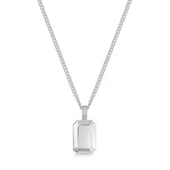 Ingot Tag Men’s Necklace – 925 Solid Silver