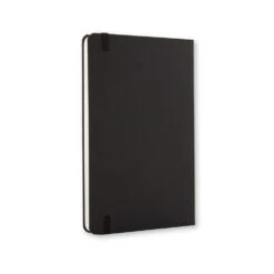 Small Moleskine Classic Notebook – Black 9 Small Moleskine Classic Notebook – Black -Fashion Accessories Small notebook black plain reverse