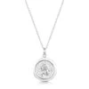 Silver St Christopher’s Personalised Necklace -Fashion Accessories St Christophers personalised necklace silver