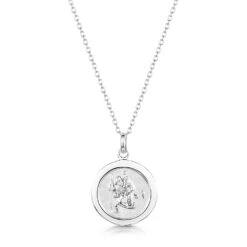 Silver St Christopher’s Personalised Necklace