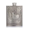 Pewter Stag Hip Flask Personalised 1 Pewter Stag Hip Flask Personalised -Fashion Accessories Stag Flask Personalised main