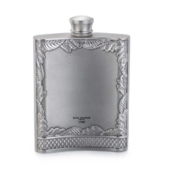 Pewter Stag Hip Flask Personalised 12 Pewter Stag Hip Flask Personalised -Fashion Accessories Stag Flask Personalised reverse main