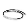 Friendship Bar Personalised Bracelet – Steel -Fashion Accessories Steel Bar Friendship Bracelet Full Silver