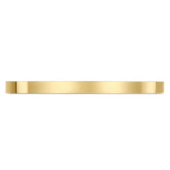 Personalised Cuff Bangle – 18K Gold Plated Solid Silver -Fashion Accessories Steel Cuff Bangle Front Blank Gold