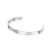 Classic Customised Cuff – Polished Steel 1 Classic Customised Cuff – Polished Steel -Fashion Accessories Steel Cuff Bracelet Full Silver