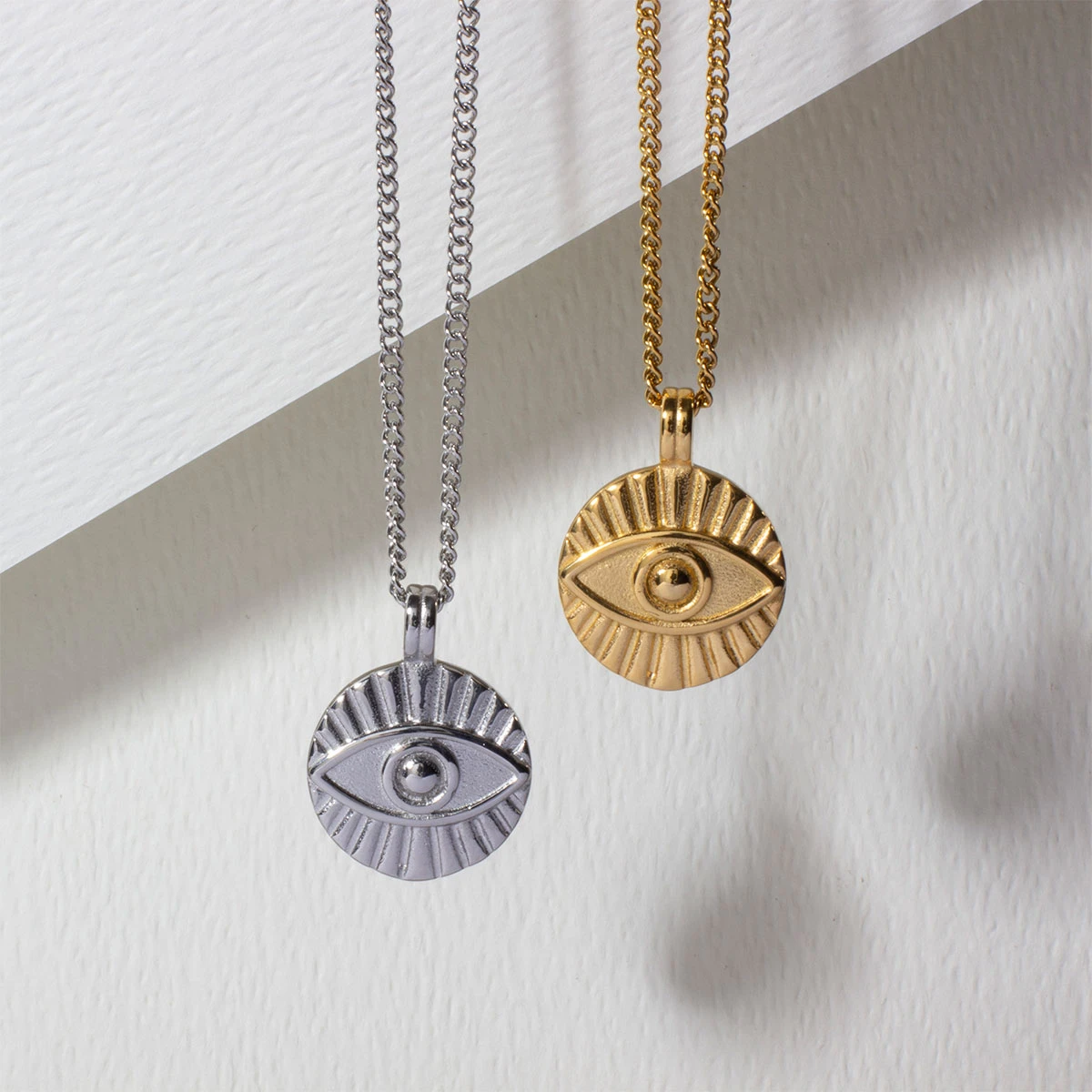 Evil Eye Personalised Men’s Necklace – Stainless Steel 4 Evil Eye Personalised Men’s Necklace – Stainless Steel - Image 2