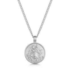 St Christopher Personalised Necklace – Stainless Steel