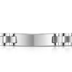 Men’s Stainless Steel ID Bracelet – Personalised -Fashion Accessories TB1002id 3