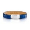 Adjustable Leather Men’s Bracelet – Blue -Fashion Accessories TX980 Blue