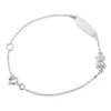 Silver Teddy Identity Bracelet 2 Silver Teddy Identity Bracelet -Fashion Accessories Teddy Identity Bracelet