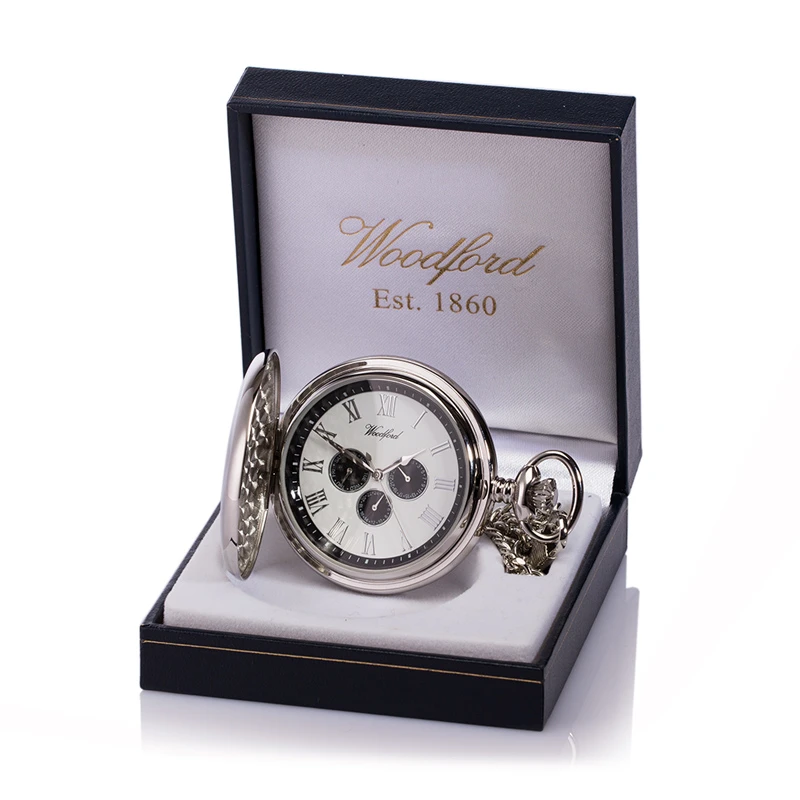 Woodford Tri-Dial Personalised Pocket Watch 4 Woodford Tri-Dial Personalised Pocket Watch - Image 2