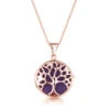 Tree Of Life Locket – Rose Gold