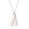 Rose Gold Twin Tag Personalised Necklace -Fashion Accessories Twin tag personalised necklace rose gold