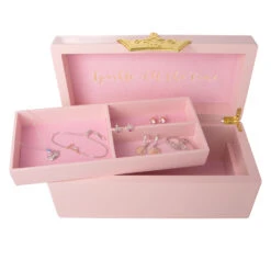 Personalised Pink Disney Princess Icon Jewellery Box -Fashion Accessories VX700654L 4