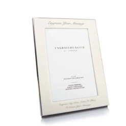 Personalised Silver Plated Photo Frame – 4×6