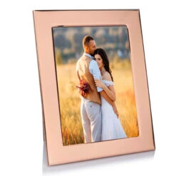 Personalised Woburn Copper Plated Photo Frame – 5×7 -Fashion Accessories WA7457CP Example Phoyo scaled 1