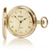 Woodford Gold Mechanical Personalised Pocket Watch -Fashion Accessories Woodford Pocket Watch Tooth Edge GOLD BIG