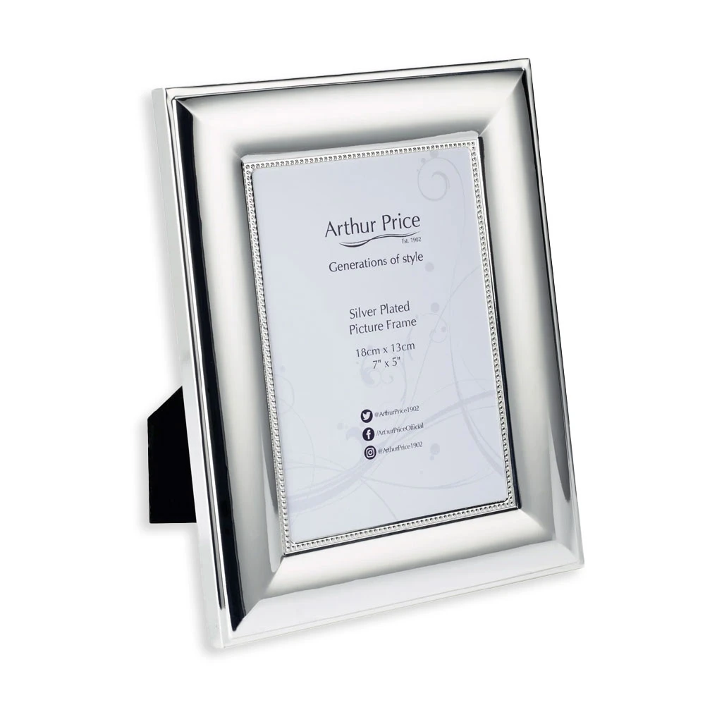Arthur Price Silver Plated Beaded Frame – 5×7 3 Arthur Price Silver Plated Beaded Frame – 5×7