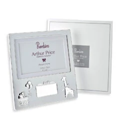 Arthur Price White Enamel Giraffe Frame – 4×6 -Fashion Accessories ZBAM0019