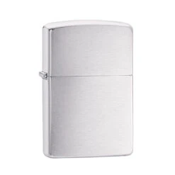 Brushed Chrome Zippo Lighter Personalised