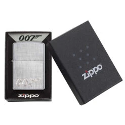 James Bond 007 Zippo Lighter Personalised -Fashion Accessories Zippo Lighter james bond box