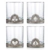 Ace Pewter Whiskey Glass – Set Of 4 -Fashion Accessories ace whiskey glass collection