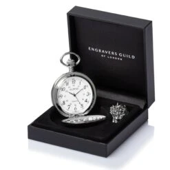 Silver Alpine Arabic Pocket Watch 10 Silver Alpine Arabic Pocket Watch -Fashion Accessories alpine silver in box open scaled 1