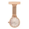 Mesh Strap Nurse Watch – Rose Slim -Fashion Accessories annie apple nurse watch rose mesh front