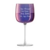 Personalised Aurora Wine Glass
