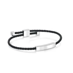 Son Leather Woven Name Bracelet -Fashion Accessories b5200 2 1