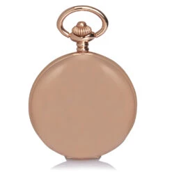 Rose Gold Personalised Pocket Watch 8 Rose Gold Personalised Pocket Watch -Fashion Accessories back of pocket watch