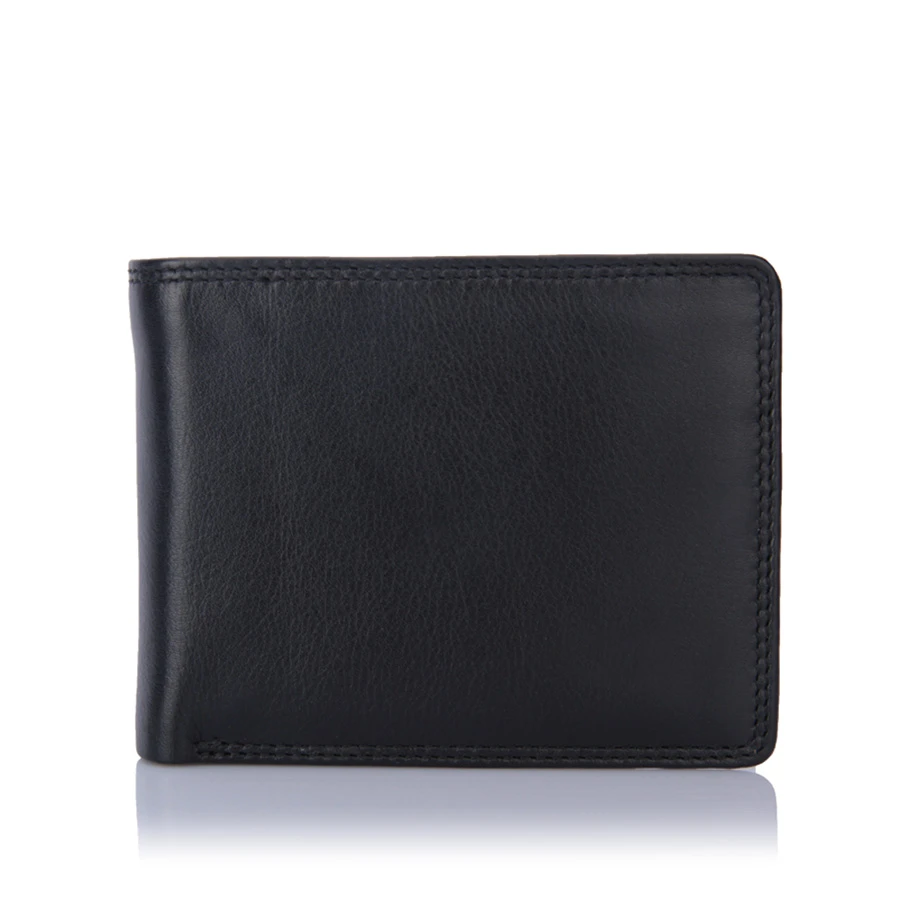 Visconti Classic Leather Personalised Wallet – Black 4 Visconti Classic Leather Personalised Wallet – Black - Image 2