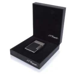 Dupont Line 2 Microdiamond Head Platinum Lighter – Black -Fashion Accessories black lighter dupont