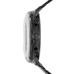 Emporio Armani Armani Ion Plated Black Steel Mens Watch 8 Emporio Armani Armani Ion Plated Black Steel Mens Watch -Fashion Accessories black mens armani watch side